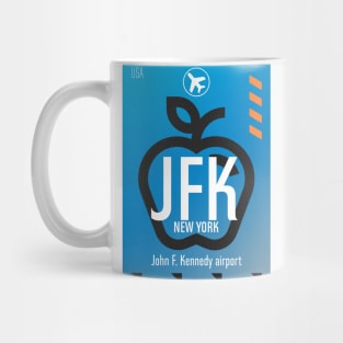 JFK blue Mug